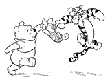 Pooh, Piglet y Tigger