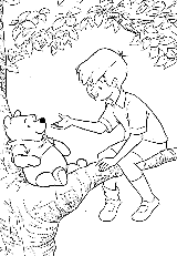 Pooh con Christopher Robin