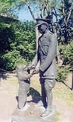 Estatua de Colebourn y Winnie en Winnipeg